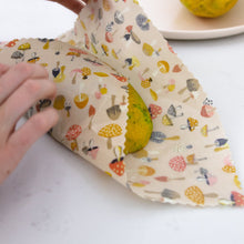 Load image into Gallery viewer, Goldilocks Goods Beeswax Food Wraps: Mushrooms Single Medium