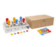 Load image into Gallery viewer, ecozoi Stainless Steel Popsicle Molds, 6 Mini Rounds with Reusable Stainless Steel Sticks
