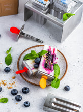 Load image into Gallery viewer, ecozoi Stainless Steel Popsicle Molds, Mini Square with Stainless Steel Sticks
