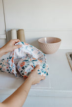 Load image into Gallery viewer, Goldilocks Goods Beeswax Food Wraps: In Bloom Extra Large