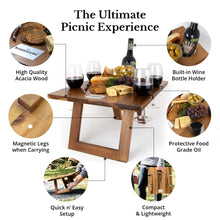 Load image into Gallery viewer, Komorebi Portable Folding Picnic Table
