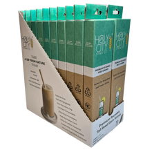 Load image into Gallery viewer, Inner Pack Tall Reusable Reed Drinking Straw 10 Count Boxes Left Angle