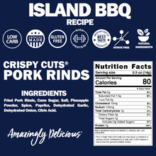 Load image into Gallery viewer, Field Trip Crispy Cuts, Island BBQ Pork Rind 1.0 oz bag - 12 bags x 1oz case