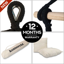 Load image into Gallery viewer, Komorebi Hanging Hammock Chair (Ivory & Black)