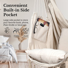 Load image into Gallery viewer, Komorebi Hanging Hammock Chair (Ivory)