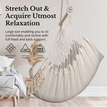 Load image into Gallery viewer, Komorebi Hanging Hammock Chair (Ivory)
