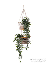 Load image into Gallery viewer, KORISSA Jhuri Double Hanging Basket