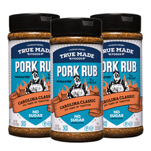 Load image into Gallery viewer, True Made Pitmaster Carolina Pork BBQ Rub Jar (Large) - 6 jars x 11.3oz case