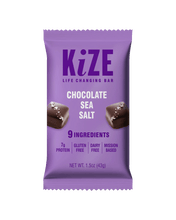 Load image into Gallery viewer, Kize Chocolate Sea Salt Bar - 10 Bars x 1.5 oz case