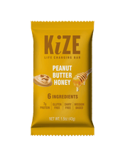 Load image into Gallery viewer, Kize Peanut Butter Honey Bar - 10 Bars x 1.5 oz case