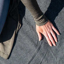 Load image into Gallery viewer, Komorebi Herringbone Picnic Blanket