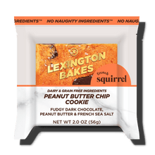 Load image into Gallery viewer, French Squirrel Peanut Butter Chip Cookies - 4 Cookies case