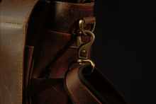 Load image into Gallery viewer, Vintage Gentlemen The “Lewis” Buffalo Leather Messenger Bag