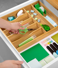 Load image into Gallery viewer, Royal Craft Wood Silverware tray 7 Slots