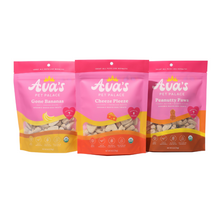 Load image into Gallery viewer, Ava's Pet Palace Organic Dog Treat Bag - Bundle 3 Flavors Bags