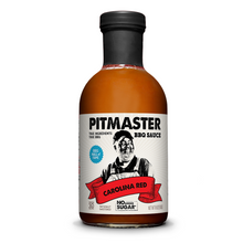 Load image into Gallery viewer, True Made Foods Pitmaster Carolina Red BBQ Sauce front of bottle on a white background