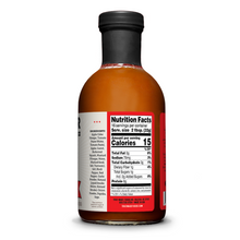 Load image into Gallery viewer, True Made Foods Pitmaster Carolina Red BBQ Sauce side of bottle on a white background