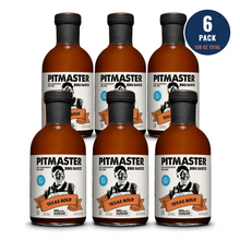 Load image into Gallery viewer, True Made Pitmaster Texas Bold BBQ Sauce Bottle - 6 bottles case