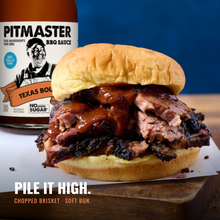 Load image into Gallery viewer, True Made Pitmaster Texas Bold BBQ Sauce Bottle - 6 bottles case