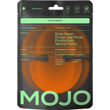 Load image into Gallery viewer, Mojo | Mushroom Dosed Gummies Extra Strength Brain Boost Gummies - Strawberry Tangerine