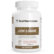 Load image into Gallery viewer, Real Mushrooms Organic Lions Mane Extract Capsules by Real Mushrooms