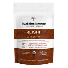 Load image into Gallery viewer, Real Mushrooms Organic Reishi Mushroom Powder – Bulk Extract by Real Mushrooms