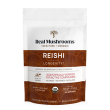 Load image into Gallery viewer, Real Mushrooms Organic Reishi Mushroom Powder – Bulk Extract by Real Mushrooms