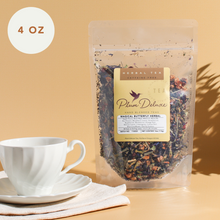 Load image into Gallery viewer, Plum Deluxe Tea Magical Butterfly Herbal Tea (Butterfly Pea Flower / Berries)