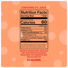 Load image into Gallery viewer, Blood Orange Elderflower Mimosa by Mingle Mocktails - Non Alcoholic Beverages
