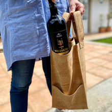 Load image into Gallery viewer, Aficionado Wine Tote Bag (4 Bottles) by Tiradia Cork