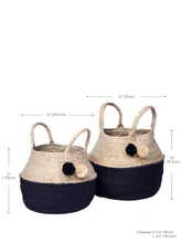 Load image into Gallery viewer, KORISSA Naiya Foldable Basket Bag