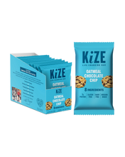 Load image into Gallery viewer, Kize Oatmeal Chocolate Chip Bar - 10 bars x 1.5 oz case