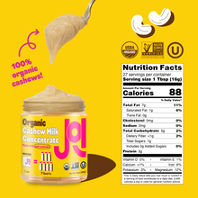 Load image into Gallery viewer, Organic Cashew Milk Base by JOI