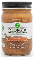 Load image into Gallery viewer, Georgia Grinders Almond Butter Assorted 4 Pack (One 12oz jar of each: Original Almond Butter, Maple Caramel Almond Butter, Salt Free Almond Butter, Honey Roasted Almond Butter - (CP-CL) by Georgia Grinders