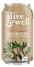 Load image into Gallery viewer, Alive & Well Oak & Coconut with Shilajit Kombucha Can - 6 cans case