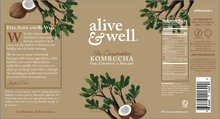 Load image into Gallery viewer, Alive & Well Oak & Coconut with Shilajit Kombucha Can - 6 cans case