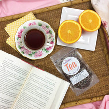 Load image into Gallery viewer, Plum Deluxe Tea Easy Like Sunday Morning Herbal Tea (Chocolate - Lavender)