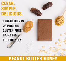 Load image into Gallery viewer, Peanut Butter Honey Kize Protein Bar Promotional Graphic