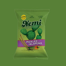Load image into Gallery viewer, Nemi Pickled Jalapeño Cactus Chips Bag - 6 bags case