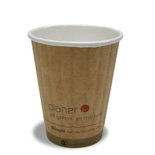 Load image into Gallery viewer, 8-Ounce PLA Laminated Double-Wall Insulated Hot Cup,1000-Count Case