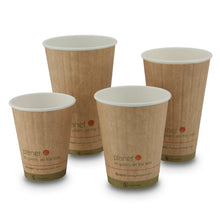 Load image into Gallery viewer, 20-Ounce PLA Laminated Double Wall Insulated Hot Cup, 600-Count Case