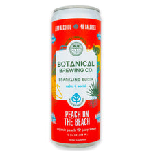 Load image into Gallery viewer, Botanical Brewing Kava Peach on the Beach Can - 24 Cans x 12 oz Case