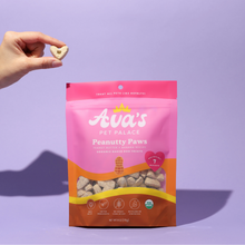 Load image into Gallery viewer, Ava's Pet Palace Organic Baked Dog Treats Bag - Peanutty Paws