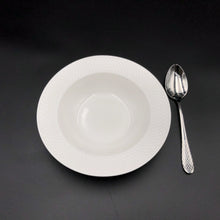 Load image into Gallery viewer, Wilmax Porcelain Fine Julia Porcelain Deep Plate Dinnerware Set For 6