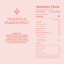 Load image into Gallery viewer, Root Elixirs Sparkling Pineapple Passionfruit Premium Cocktail Mixer Cans - 24 Cans (7.5 oz)