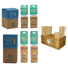 Load image into Gallery viewer, Premium Home Bar Starter Reed and Wheat Straw Package Left