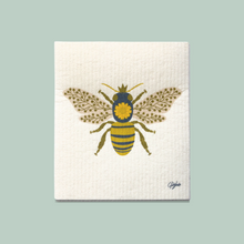 Load image into Gallery viewer, Goldilocks Goods Swedish Dishcloth: Queen Bee