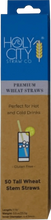 Load image into Gallery viewer, Holy City Straw Company Wheat 50 ct Tall Wheat Stem Drinking Straws front