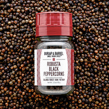 Load image into Gallery viewer, Burlap & Barrel Robusta Black Peppercorns