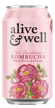 Load image into Gallery viewer, Alive & Well Rose Petal & Lychee Kombucha